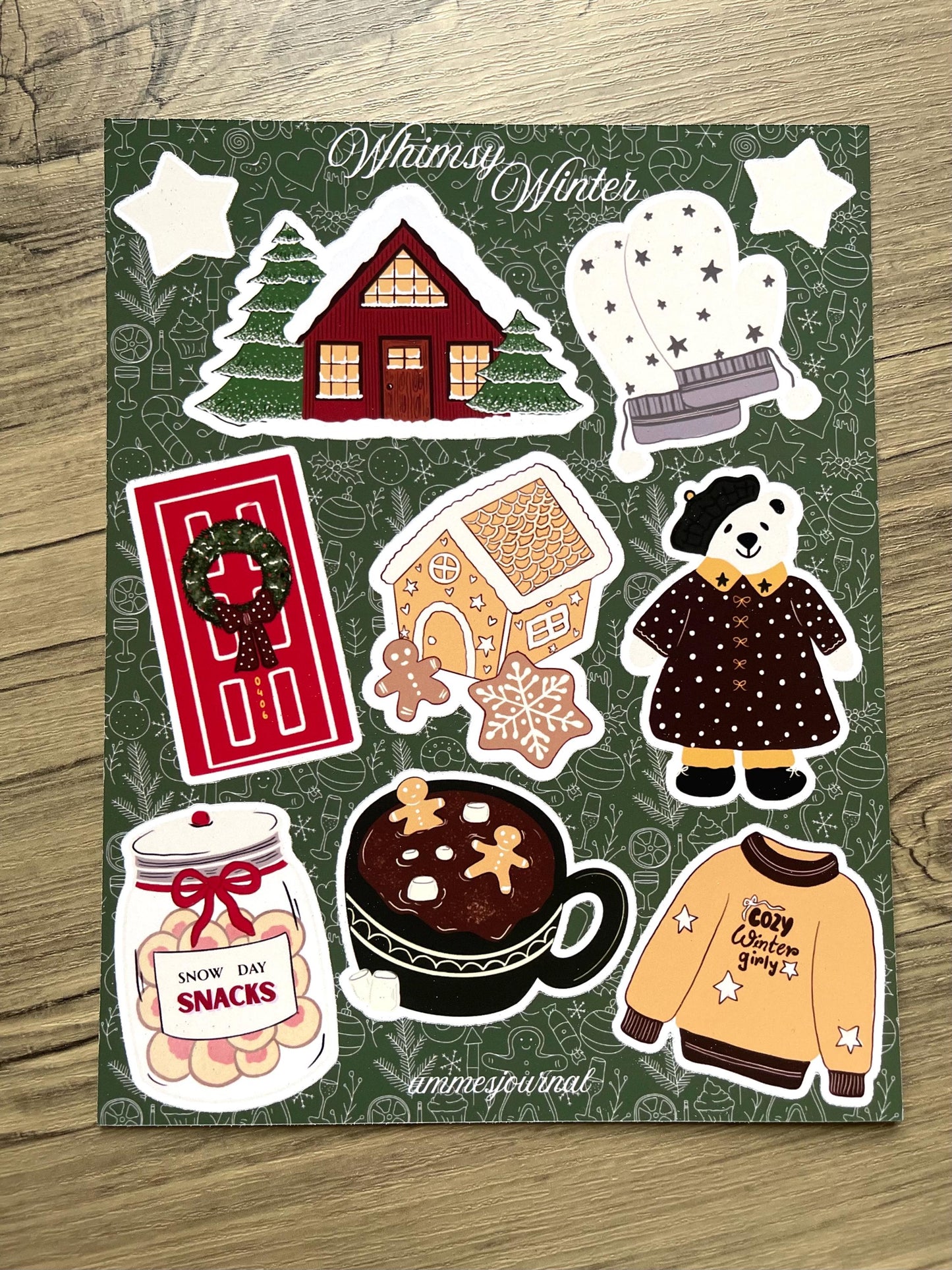 Whimsy Winter Sticker Sheet