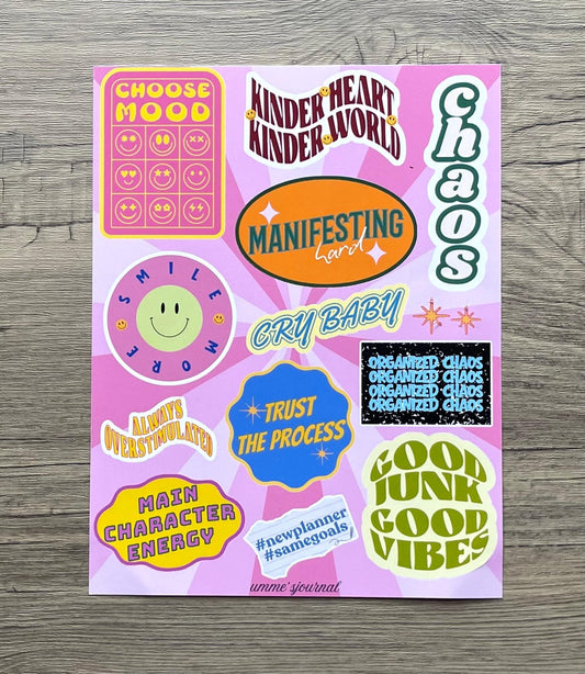 Manifesting Hard Sticker Sheet
